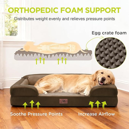 Extra Large Dog Bed, Orthopedic XL Washable Bed - Image 2