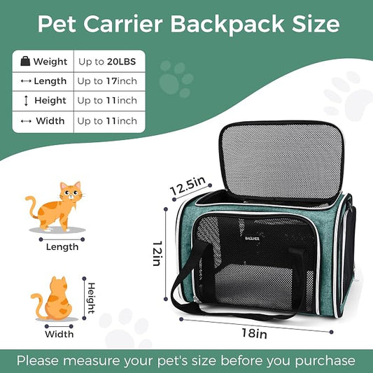 BAGLHER Pet Travel Carrier, Cat Carriers Dog Carrier - Image 2