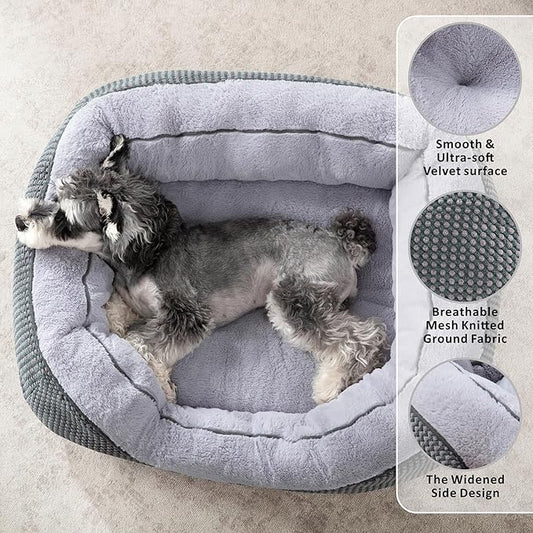 INVENHO Small Dog Bed for Small Dogs, Cat Beds for Indoor Cats Washable - Image 2