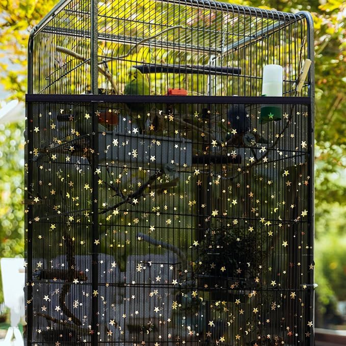 Bird Cage Seed Catcher, 60-118'' Large Bird Cages Cover, 31.5'' H Adjustable - Image 7