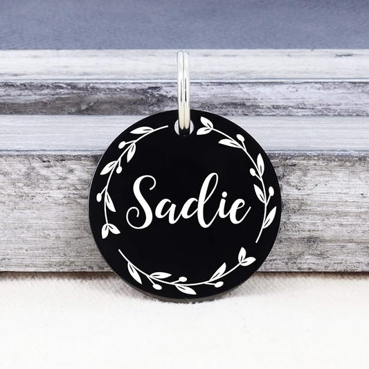 UltraJoys Stainless Steel Pet ID Tag Dog Name Tags Personalized Front and Back - Image 2