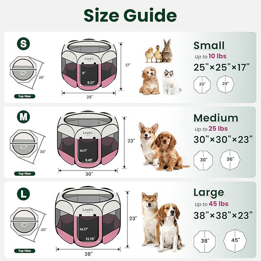 Love's cabin Pet Puppy Dog Playpen, Small Dog Tent Crates Cage Indoor/Outdoor - Image 2