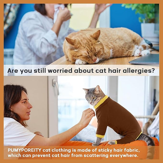 PUMYPOREITY Cat Hair Sticky Sweater, Recovery Suit - Image 2