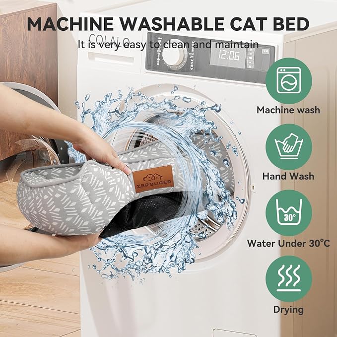Rectangle Cat Dog Bed for Large Medium Small Pets Indoor Outdoor Machine - Image 5