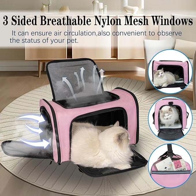 Top tasta Dog Cat Carrier Pet Carriers - Image 9