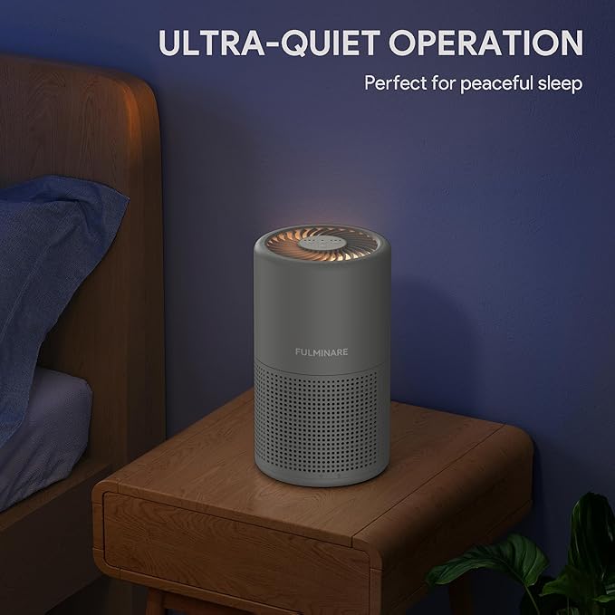 FULMINARE Air Purifiers for Home H13 True HEPA Air Filter Quiet Air Cleaner - Image 9