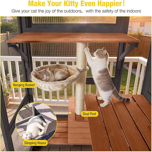 Aivituvin Catio Outdoor Cat Enclosure - Image 2