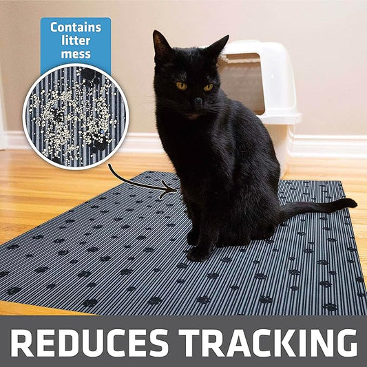 Drymate Cat Litter Box Mat, Litter Trapping Mat, Waterproof, Urine-Proof - Image 2