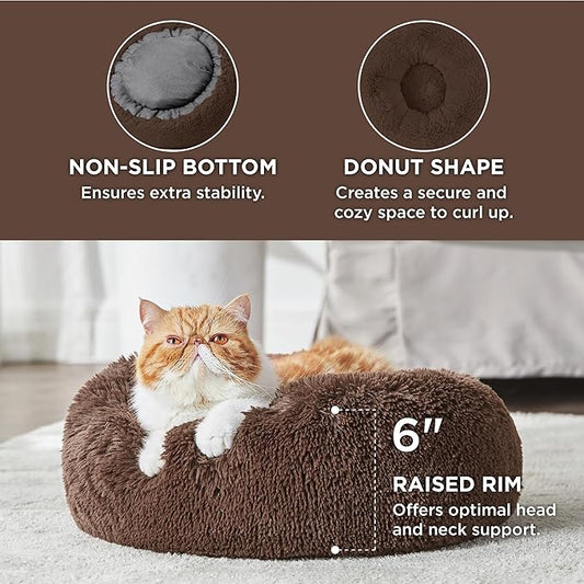 Bedsure Calming Cat Beds for Indoor Cats - Image 2
