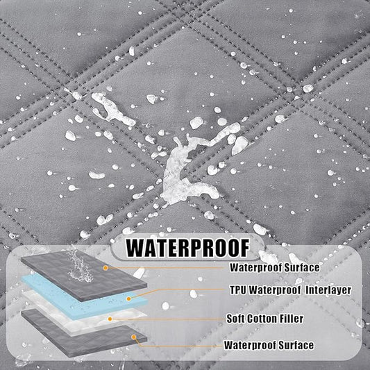 Smiry Waterproof Dog Bed Cover Blanket 30x53, Soft Reversible Pet Blanket - Image 2