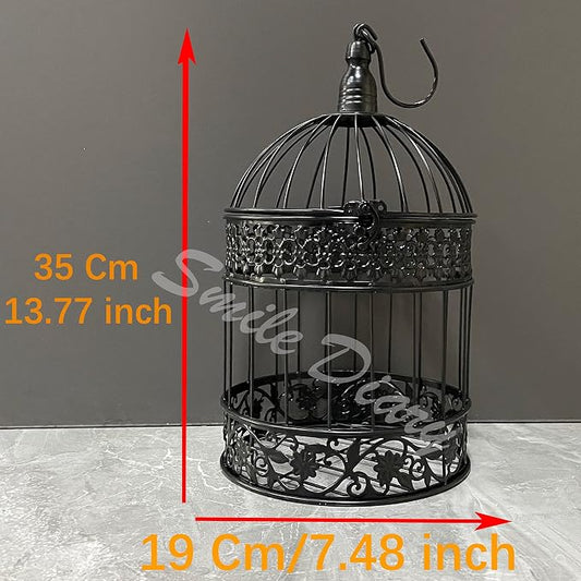 Round Birdcages Vintage Decorative Iron Bird cage Wedding Decor Flower cage - Image 2