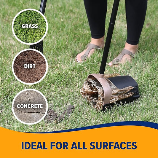 Arm & Hammer Dog Pooper Scooper Swivel Bin & Rake, Poop Scoop - Image 2