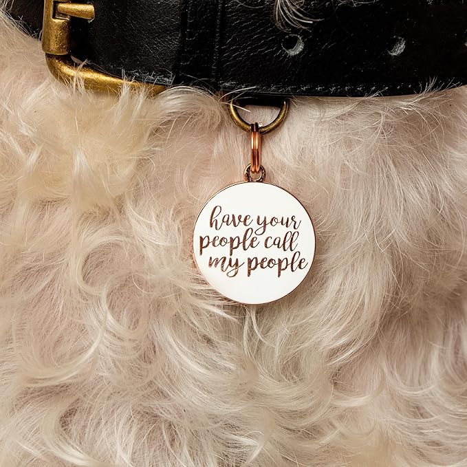 Two Tails Pet Company Personalized Dog Tags “Have Your People Call My People” - Image 7