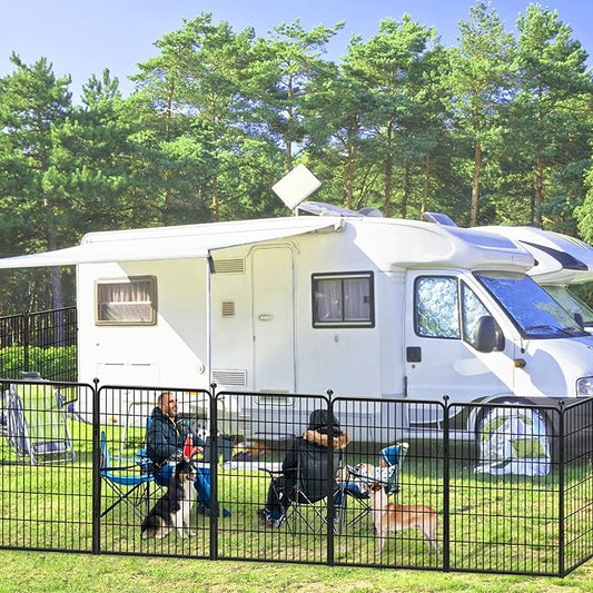 Dog Playpen 40 inch 32 Panels Indoor Outdoor Dog Pen - Image 2