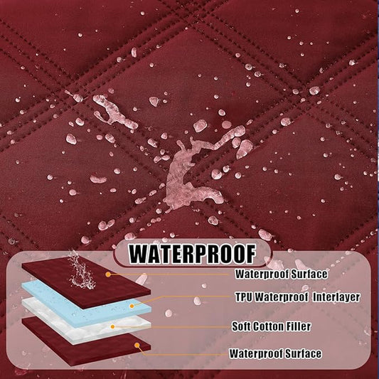 Smiry Waterproof Dog Bed Cover Blanket 68x82, Soft Reversible Pet Blanket - Image 2