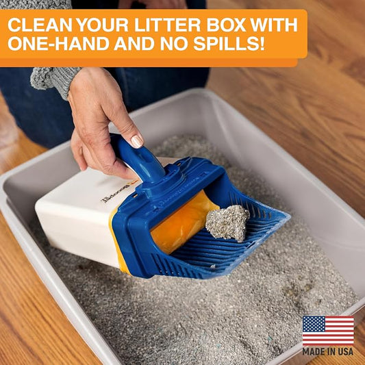 Neater Pet Brands Neater Scooper XL Cat Litter Scoop, 195 Refill Bags – - Image 2