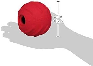 Jolly Pets Tuff Tosser Bouncing Ball Tog Toy/Treat Holder, 4 Inches, All Breed - Image 3