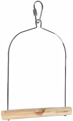 Prevue Pet Products BPV389 Natural Wood Birdie Basics Birch/Wire Swing - Image 2