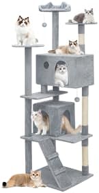 Athena Collection Cat Tree, 77 Inch Cat Tower - Image 8