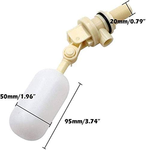 2 Pack Float Valve Stable Water Automatic Pet Water Dispenser Shut Off 1/2" - Image 3