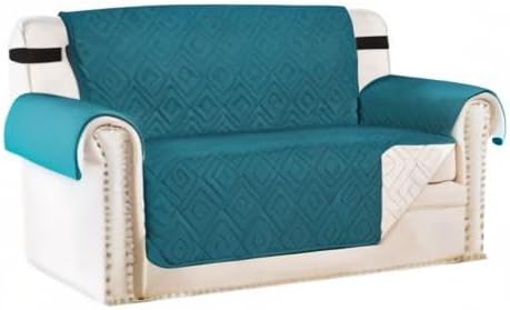H.VERSAILTEX Reversible Loveseat Cover Furniture Protector Anti-Slip Water - Image 7