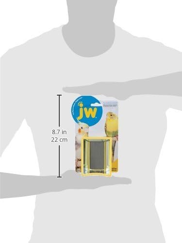 JW Hall Of Mirrors Bird Toy, 3.25'' length x 4.25'' width x 1.25'' depth - Image 2