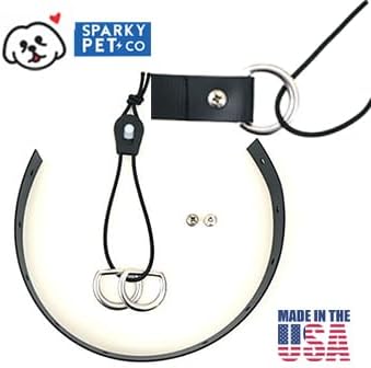 Sparky Pet Co - ECollar Replacement Strap -Black Surefit- Waterproof - - Image 6