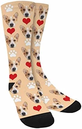 Custom Face Socks, Personalized Dog Lover Pet Photo Picture on Socks Unisex - Image 2