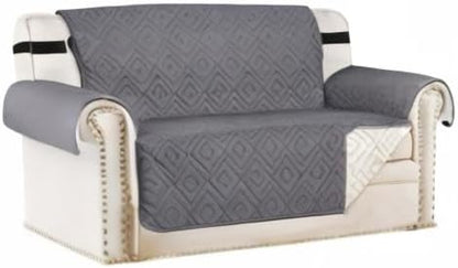 H.VERSAILTEX Reversible Loveseat Cover Furniture Protector Anti-Slip Water - Image 8