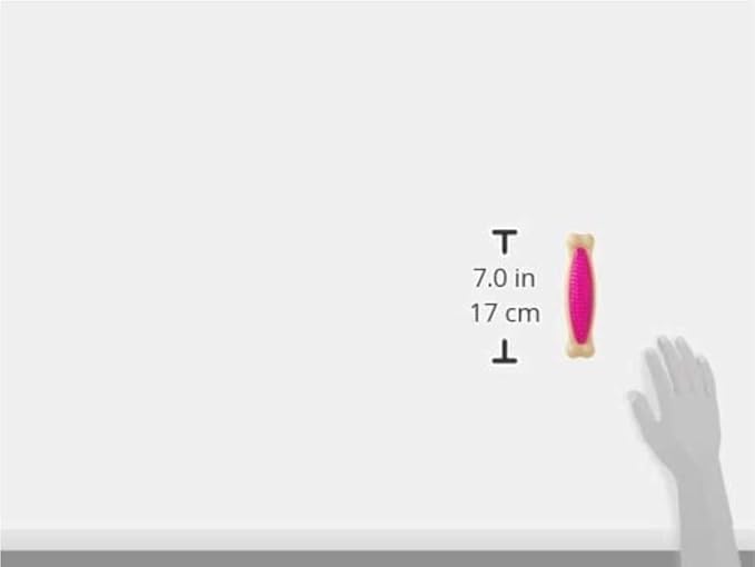 Hartz Chew 'n Clean Tuff Bone Bacon Scented Dental Dog Chew Toy - Image 7