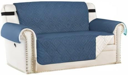 H.VERSAILTEX Reversible Loveseat Cover Furniture Protector Anti-Slip Water - Image 6