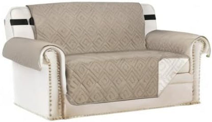 H.VERSAILTEX Reversible Loveseat Cover Furniture Protector Anti-Slip Water - Image 8