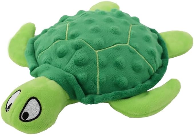 Squeaky Sea Turtle Plush Dog Toy – Durable, Interactive Chew Toy - Image 6