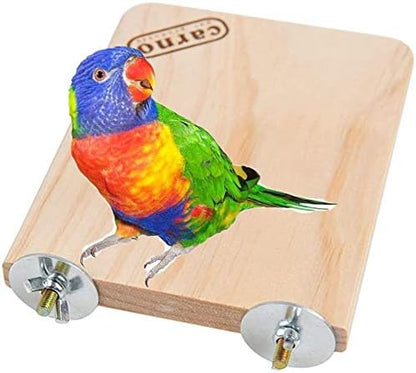 Litewoo Bird Wood Perch Platform Stand Shelf - Image 8