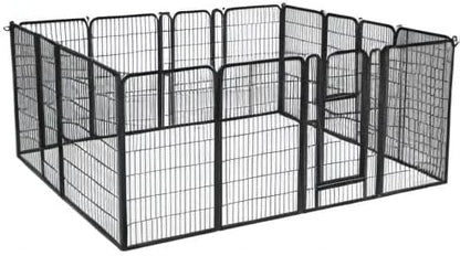 Yaheetech Dog Playpen Outdoor, 47 inch 16 Panels Dog Pen Indoor Heavy Duty - Image 9