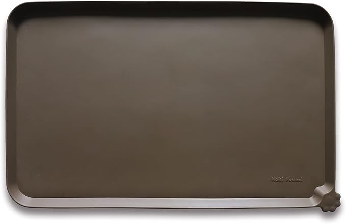 Hoki Found L Silicone Pet Food Mats Tray by Hoki+Found