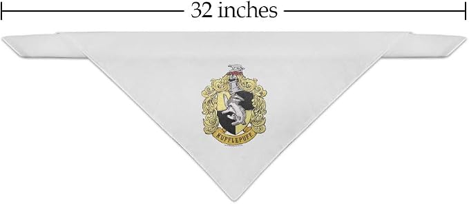 GRAPHICS & MORE Harry Potter Hufflepuff Painted Crest Dog Pet Bandana - Image 2