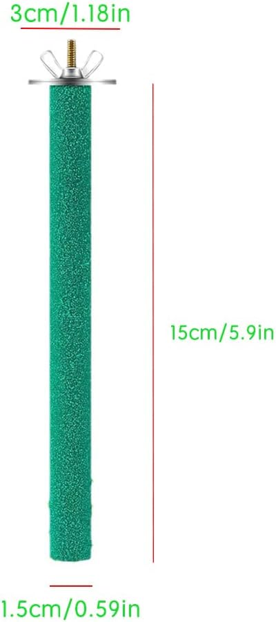 10 Pcs Parrot Perch Stand Bird Perch Stand Toy Colorful Paw Grinding Stick Cage - Image 2