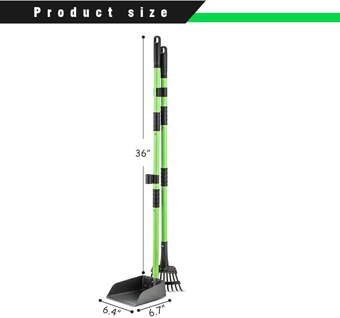 MXF Dog Pooer Scooper Set, 2 in 1 Pet Poop Scooper - Image 5
