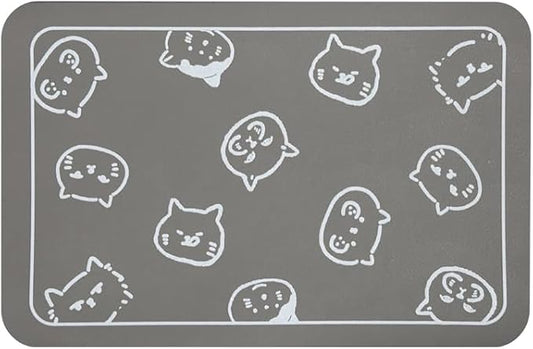 YCT Cat Food Mat, Cat Mat for Food and Water, Pet Feeding Mat, Non-Slip Super by YCT