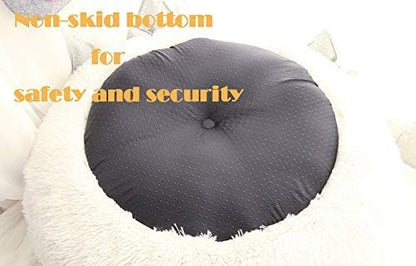 BODISEINT Modern Soft Plush Round Pet Bed - Image 3