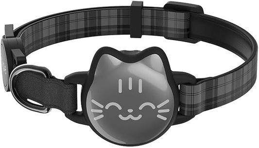Waterproof Airtag Cat Collar, Breakaway Cat Airtag Collar by typecase