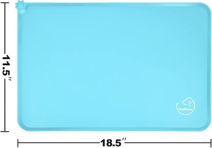 Silicone Waterproof Dog Cat Pet Feeding Mats, Non Slip, Easy Clean Pet Dog Cat - Image 3