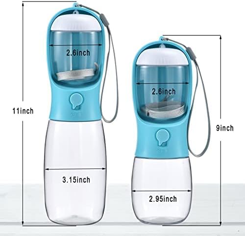 Dog Water Bottle with Food Container, Travel Puppy Water Bowl, Portable Pet - Image 4