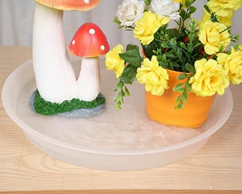 2 Pack of 12 inch Plant Saucer, 1.7" Depth Tray, Large Deep Garden Plastic - Image 3