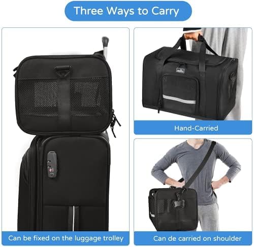 Dog Carriers for Small Dogs, Cat Carrier Travel, Expandable, Collapsible - Image 8
