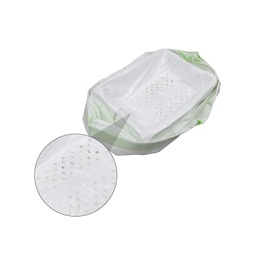 HANABASS 2sets Pet Cat Litter Filter Bag Bags Large Hole Automatic Closing - Image 8