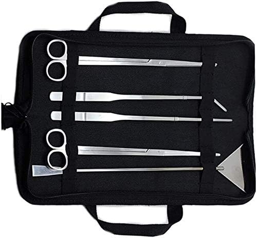 Aquascaping Tools 5 in 1 Kit Aquarium Scissors Plant Tools Curved & Straight by KnR+Harmony