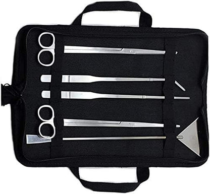 Aquascaping Tools 5 in 1 Kit Aquarium Scissors Plant Tools Curved & Straight by KnR+Harmony