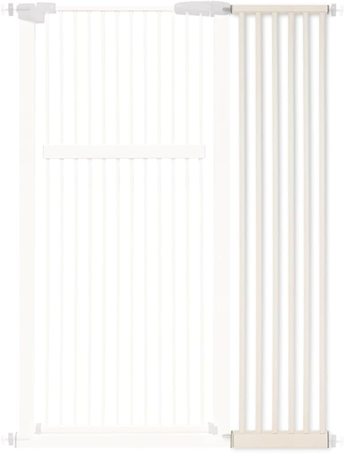 Lumizone Extra Tall Pet Gate 55.12" High Pressure Mounted 12.60" Wide Extension by Lumizone